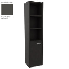 Load image into Gallery viewer, Roma Single Office Cabinet in Shadow Grey Finish (Left Hand Opening)
