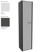 Load image into Gallery viewer, Roma Single Office Cupboard in Shadow Grey &amp; Grey Finish
