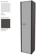 Load image into Gallery viewer, Roma Single Office Cupboard in Shadow Grey &amp; Grey Finish (Right Hand Opening)
