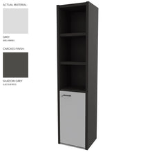 Load image into Gallery viewer, Roma Single Office Cabinet in Shadow Grey &amp; White Finish (Right Hand Opening)
