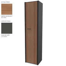 Load image into Gallery viewer, Roma Single Office Cupboard in Shadow Grey &amp; American Walnut Finish (Right Hand Opening)
