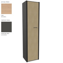Load image into Gallery viewer, Roma Single Office Cupboard in Shadow Grey &amp; Oak Finish
