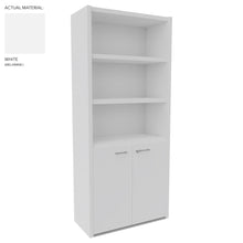 Load image into Gallery viewer, Roma Office Cabinet with Shelves in White Finish
