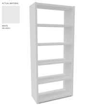 Load image into Gallery viewer, Roma Double Office Shelving Unit White with Open Back
