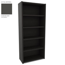 Load image into Gallery viewer, Roma Single Office Shelving Unit Shadow Grey Lacquer
