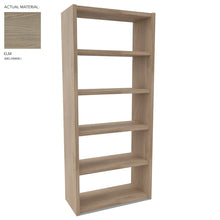 Load image into Gallery viewer, Roma Double Office Shelving Unit Elm with Open Back
