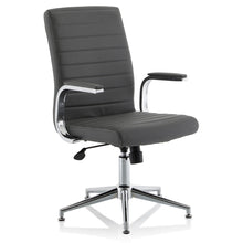 Load image into Gallery viewer, Laurel Grey Office Chair No Wheels
