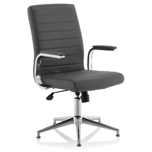 Laurel Grey Office Chair No Wheels