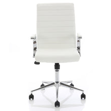 Load image into Gallery viewer, Laurel White Office Chair Front
