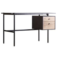 Load image into Gallery viewer, Lomond Black Desk With Drawers

