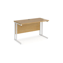 Load image into Gallery viewer, Maestro Slimline 1200 Oak White Office Desk
