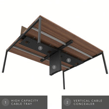 Load image into Gallery viewer, Mila Bench Desk Cable Management System
