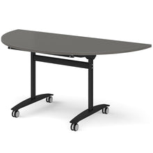 Load image into Gallery viewer, Onyx 180 Folding Training Table, Onyx Grey Top with Black Legs
