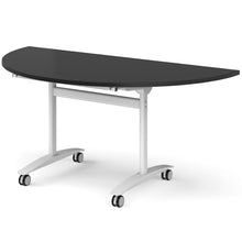 Load image into Gallery viewer, Onyx 180 Folding Training Table, Black Top with White Legs
