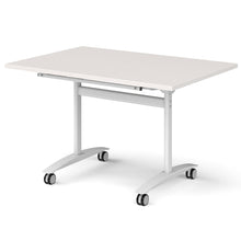 Load image into Gallery viewer, Onyx Folding Training Table, White Leg, Light Grey Worktop, 1200mm
