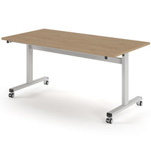 Load image into Gallery viewer, Core 1600mm Flip Top Table in Kendal Oak with White Frame
