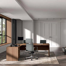 Load image into Gallery viewer, Porto Corner Desk in Luxury Home Office Setting
