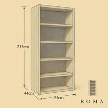 Load image into Gallery viewer, Roma Double Shelf Unit Measurement Diagram
