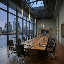 Load image into Gallery viewer, Rune Executive Chairs in Thames Side London Boardroom
