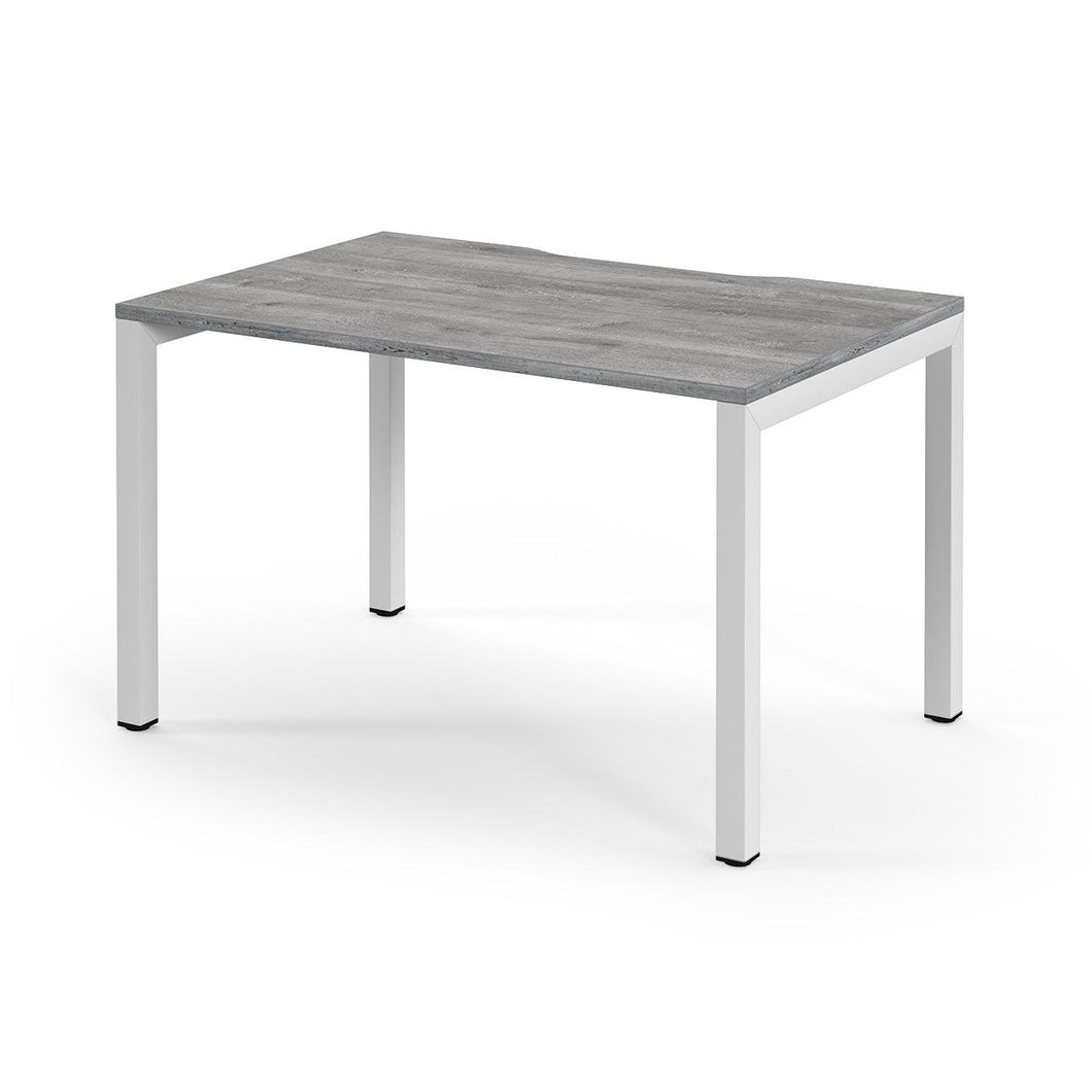Connection 1200 White Grey Oak Office Desk