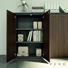 Load image into Gallery viewer, Vero Office Cabinet Showing Internal Shelving and Interior Finish
