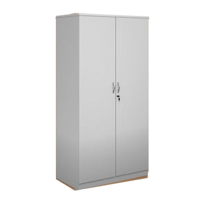 White Office Cupboard 4 Shelves