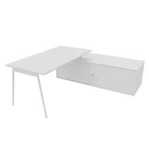 Symphony 160 Corner Desk White