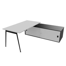 Load image into Gallery viewer, Symphony 160 Corner Desk Grey &amp; Anthracite

