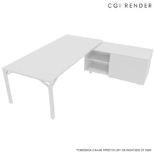 Load image into Gallery viewer, Maya 229cm Corner Desk White
