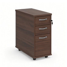 Load image into Gallery viewer, Connection slimline under desk drawers in walnut finish
