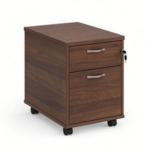 Load image into Gallery viewer, Connection Under Desk Drawer Unit with A4 Filing Capacity in Walnut Finish

