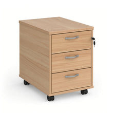 Load image into Gallery viewer, Connection Under Desk 3 Drawer Unit in Beech Finish

