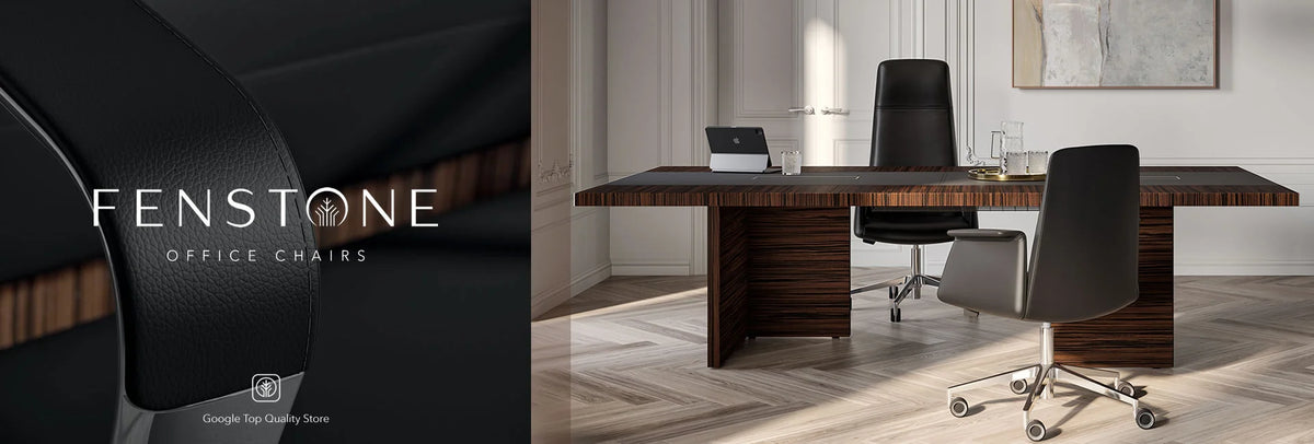 Fenstone corner desk collection showcasing premium executive designs for work or home
