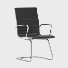 Load and play video in Gallery viewer, Nola Office Chair No Wheels Black 360 Video
