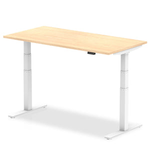 White and Maple Standing Desk