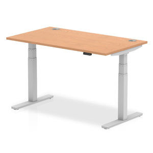 Black and White Stand or Sit Desk