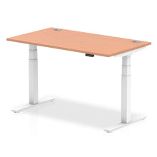 Load image into Gallery viewer, Black and Grey Oak Stand or Sit Desk
