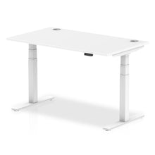 Load image into Gallery viewer, Silver and Grey Oak Stand Sit Desks
