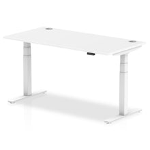 Load image into Gallery viewer, Silver and Grey Oak Height Adjustable Desk
