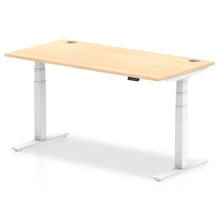 Load image into Gallery viewer, Silver and Walnut Stand Sit Desks
