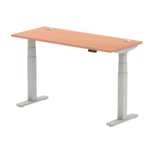 Load image into Gallery viewer, Silver and Beech Desk Electric
