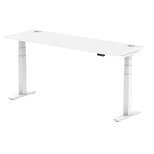 Load image into Gallery viewer, White and White Standing Sit Desk
