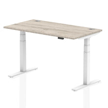 Load image into Gallery viewer, Black and Maple Stand or Sit Desk
