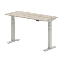 Load image into Gallery viewer, Silver and Grey Oak Desk Electric
