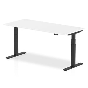 Black and White Stand Sit Desk