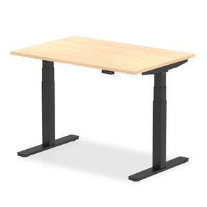 Black and Maple Standing Desk