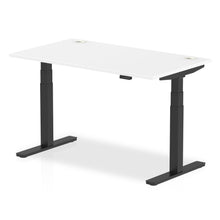 Load image into Gallery viewer, White and Beech Stand Sit Desks
