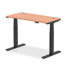 Load image into Gallery viewer, Black and Beech Desk Stand Up
