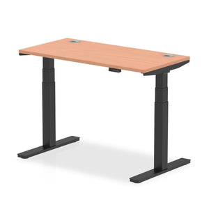 Black and Beech Desk Stand Up