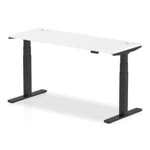 Black and White Sit Standing Desk